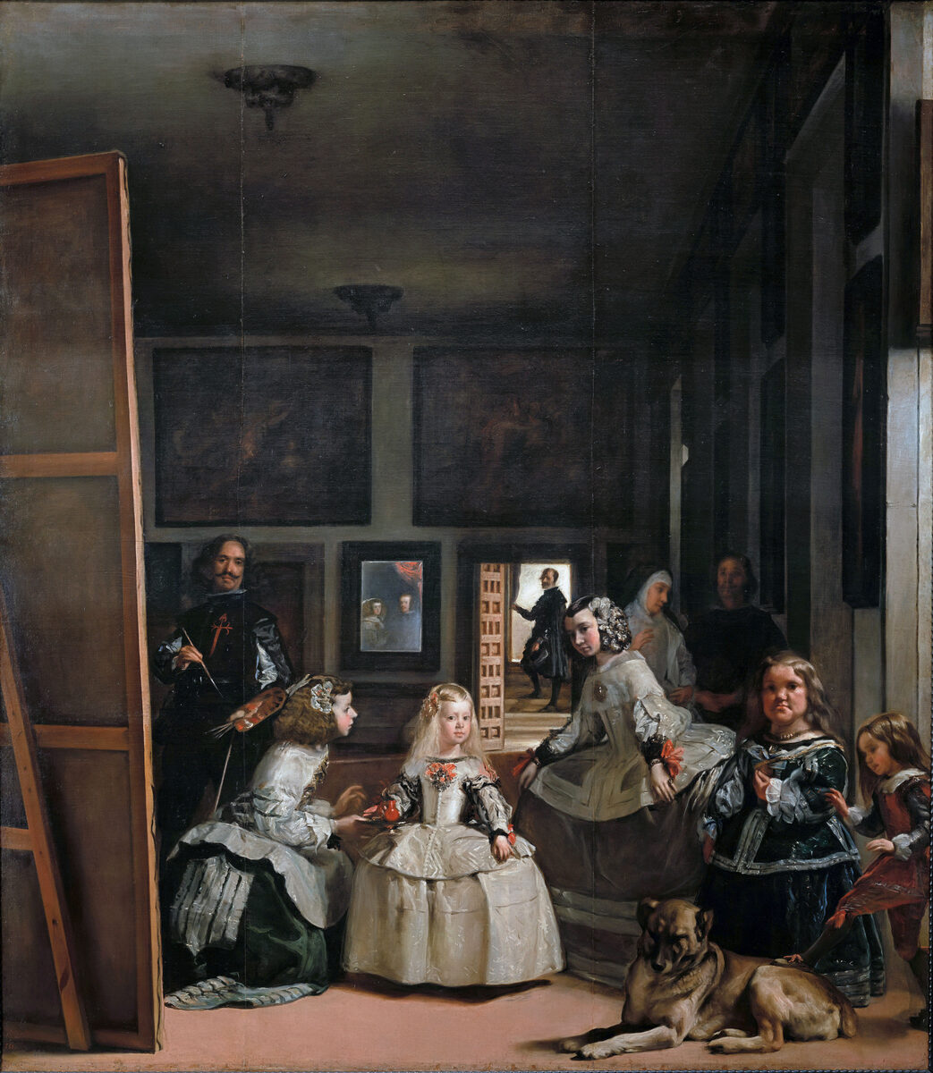 An image of the painting Las Meninas, by Diego Velázquez